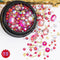 1 Jar Mix Shapes Glitter Diamond Pearls Metal Twisted Bar Beads Frosted Heart Nail Art Rhinestones Gems Decals Manicure DIY Tips