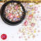 1 Jar Mix Shapes Glitter Diamond Pearls Metal Twisted Bar Beads Frosted Heart Nail Art Rhinestones Gems Decals Manicure DIY Tips