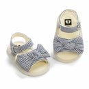 Fashion Newborn Infant Baby Girls Princess Shoes Bowknot Toddler Summer Sandals PU Non-slip Shoes 0-18M