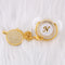 26 Initial Letters Transparent Bling Pacifier With Chain Clip Newborn Kids Baby Orthodontic Dummy Teat Nipple Soother