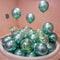 20pcs Pink Silver Confetti balloons Set Chrome metallic ballon Birthday Party Wedding Decoration Wedding Anniversary globals