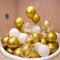 20pcs Pink Silver Confetti balloons Set Chrome metallic ballon Birthday Party Wedding Decoration Wedding Anniversary globals