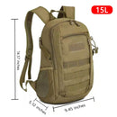 Outdoor Tactical Backpack Military Rucksacks Men 15L 20L Waterproof Sport Travel Backpacks Camping Mochila Fishing Hunting Bags