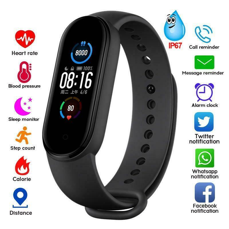 Smart Wristband IP67 Waterproof Sport Smart Watch Men Woman Blood Pressure Heart Rate Monitor Fitness Bracelet For Android IOS