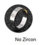 2021 Cross Stainless Steel Zircon Ring With Stone For Woman Girl For Men Couple Ring Wedding Ring