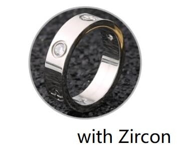 2021 Cross Stainless Steel Zircon Ring With Stone For Woman Girl For Men Couple Ring Wedding Ring