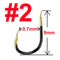 10 or 20 pcs Fishing Hook Single Fishhook Fishing Accessories Supplies Lures Carp Fishing Tackle Barbed Colored Tungsten Alloy