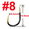 10 or 20 pcs Fishing Hook Single Fishhook Fishing Accessories Supplies Lures Carp Fishing Tackle Barbed Colored Tungsten Alloy
