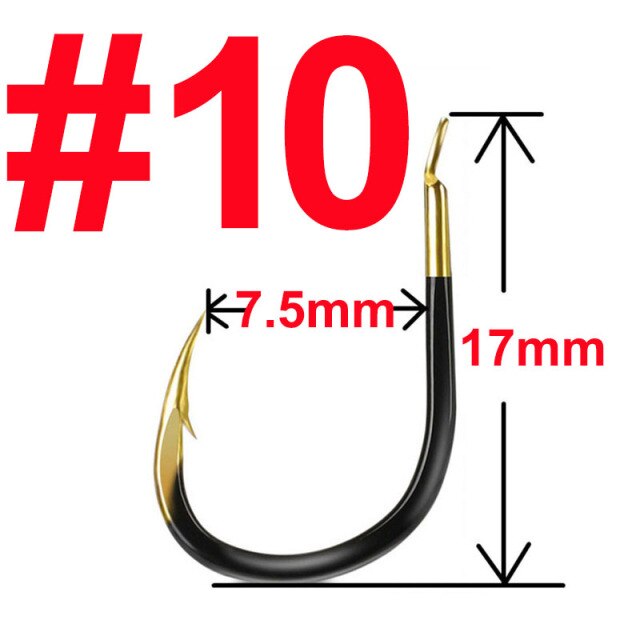 10 or 20 pcs Fishing Hook Single Fishhook Fishing Accessories Supplies Lures Carp Fishing Tackle Barbed Colored Tungsten Alloy