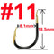 10 or 20 pcs Fishing Hook Single Fishhook Fishing Accessories Supplies Lures Carp Fishing Tackle Barbed Colored Tungsten Alloy