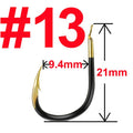 10 or 20 pcs Fishing Hook Single Fishhook Fishing Accessories Supplies Lures Carp Fishing Tackle Barbed Colored Tungsten Alloy