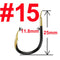 10 or 20 pcs Fishing Hook Single Fishhook Fishing Accessories Supplies Lures Carp Fishing Tackle Barbed Colored Tungsten Alloy