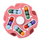 1PC Anti-Stress Rotating Magic Bean Cube Fingertip Fidget Adults Kids Stress Relief Toy Funny Educational Breakthrough Game