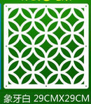 12 PCS/LOT 29CMX29CM Room Divider Biombo Room Partition Wall Folding Screen Curtain Hanging Screen Partition