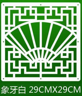 12 PCS/LOT 29CMX29CM Room Divider Biombo Room Partition Wall Folding Screen Curtain Hanging Screen Partition