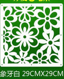 12 PCS/LOT 29CMX29CM Room Divider Biombo Room Partition Wall Folding Screen Curtain Hanging Screen Partition