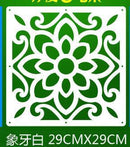 12 PCS/LOT 29CMX29CM Room Divider Biombo Room Partition Wall Folding Screen Curtain Hanging Screen Partition