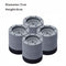 4Pcs Anti Vibration Feet Pads Rubber Legs Slipstop Silent Skid Raiser Mat For Washing Machine Support Dampers Stand Accessories