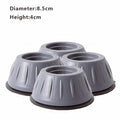 4Pcs Anti Vibration Feet Pads Rubber Legs Slipstop Silent Skid Raiser Mat For Washing Machine Support Dampers Stand Accessories