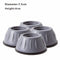 4Pcs Anti Vibration Feet Pads Rubber Legs Slipstop Silent Skid Raiser Mat For Washing Machine Support Dampers Stand Accessories