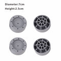 4Pcs Anti Vibration Feet Pads Rubber Legs Slipstop Silent Skid Raiser Mat For Washing Machine Support Dampers Stand Accessories