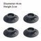 4Pcs Anti Vibration Feet Pads Rubber Legs Slipstop Silent Skid Raiser Mat For Washing Machine Support Dampers Stand Accessories