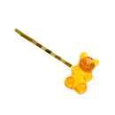 6 Candy Bears Hair Clips Barrettes Colored Bear Hairpin Women Girls Hairgrips Pins Hair Band Acccessories Hair Pins