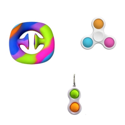 New Simple Dimple Fidget Toys Pack Antistress Brain Toys Stress Relief Hand Fidget Toy Set Kids Adults Educational Brinquedos