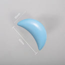 NAIERDI Cartoon Children Room Ceramic Cabinet Knobs Moon Star Wardrobe Handle Garden Door Handle Cabinet Handles for Kids