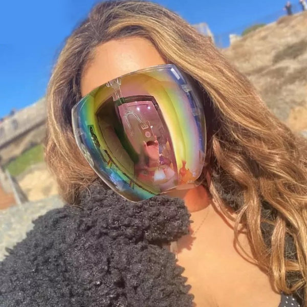 Men's Women's Faceshield Protective Glasses Goggles Safety Blocc Glasses Anti-Spray Mask Protective Goggle Glass Sunglasses