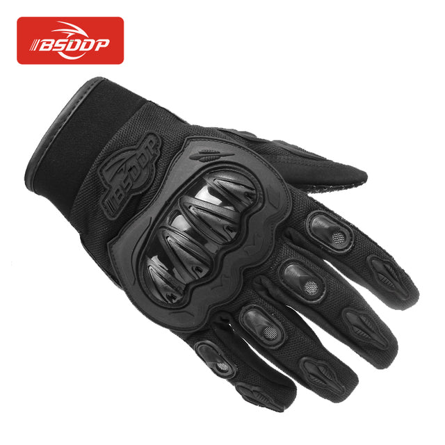 BSDDP Motorcycle Man's Gloves Outdoor Motocross Breathable Full Finger Racing Motorbike Bicycle Fashion Glove Protective Gears