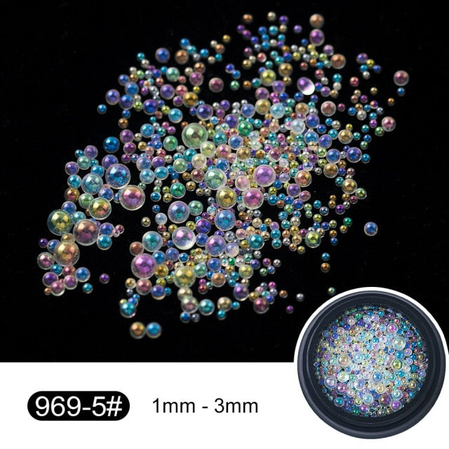 3D New nail decoration, three-dimensional half pearl, pearl,, decoration DIY beauty and nail products, DIY, various sizes