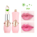 1Pc Crystal Jelly Lip Balm Lipstick Flower Temperature Color Changing Lip Balm Gloss Transparent Long Lasting Moisturizer TSLM1