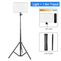 Dimmable LED Video Light Panel EU Plug 2700k-5700k Photography Lighting For Live Stream Photo Studio Fill Lamp Three Color