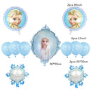 elsa Disney Frozen princess helium balloons 32inch number Baby shower girl foil globos birthday party decorations kids toys