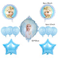 elsa Disney Frozen princess helium balloons 32inch number Baby shower girl foil globos birthday party decorations kids toys