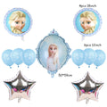 elsa Disney Frozen princess helium balloons 32inch number Baby shower girl foil globos birthday party decorations kids toys