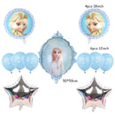 elsa Disney Frozen princess helium balloons 32inch number Baby shower girl foil globos birthday party decorations kids toys
