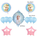 elsa Disney Frozen princess helium balloons 32inch number Baby shower girl foil globos birthday party decorations kids toys