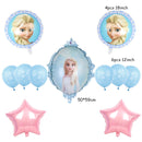 elsa Disney Frozen princess helium balloons 32inch number Baby shower girl foil globos birthday party decorations kids toys