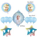 elsa Disney Frozen princess helium balloons 32inch number Baby shower girl foil globos birthday party decorations kids toys