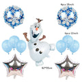 elsa Disney Frozen princess helium balloons 32inch number Baby shower girl foil globos birthday party decorations kids toys