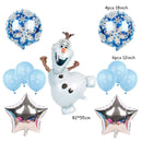 elsa Disney Frozen princess helium balloons 32inch number Baby shower girl foil globos birthday party decorations kids toys