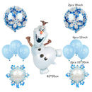 elsa Disney Frozen princess helium balloons 32inch number Baby shower girl foil globos birthday party decorations kids toys