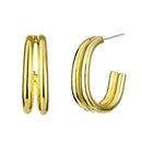2021 Retro Alloy Metal Round Hoop Earrings for Women Fashion Gold Color Silver Color Bohemian Jewelry Earrings Party Gift