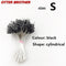 300pcs/lot Float Transparent Rubber Stopper Ss S M L Fishing Bobber Stopper Float Cylindrical Space Bean Fish Line Accessories
