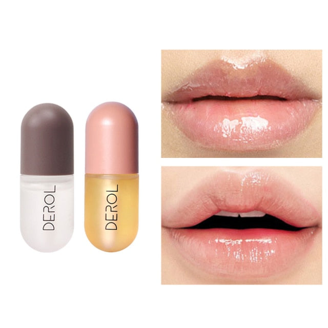 Day Night Instant Volume Lips Plumper Oil Moisturizing Repairing Reduce Lip Fine Line Cosmetics Sexy Lip Plump Enhancer Makeup