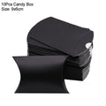 10/20/30Pcs Pillow Candy Box Kraft Paper Christmas Gift Packaging Boxes Candy Bags Wedding Favors Birthday Party Decorations