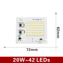 SMD 2835 LED Chip 100W 50W 30W 20W 10W Flood Light Beads AC 220V-240V Led Floodlight Lamp DIY For Outdoor Lighting Spotlight