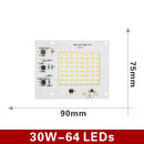 SMD 2835 LED Chip 100W 50W 30W 20W 10W Flood Light Beads AC 220V-240V Led Floodlight Lamp DIY For Outdoor Lighting Spotlight